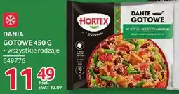 Selgros Dania gotowe Hortex 450 g wszystkie rodzaje oferta