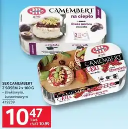 Selgros Ser Camembert z sosem żurawinowym Mlekovita oferta