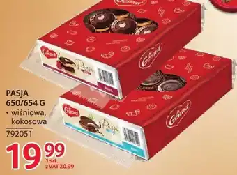 Ciastka Pasja wiśniowa, kokosowa