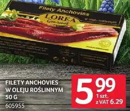 Selgros Filety anchois w oleju roślinnym oferta