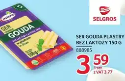 Selgros Ser gouda plastry bez laktozy oferta