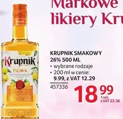 Selgros Likier Krupnik Smakowy 26% oferta