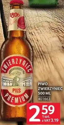 Selgros Piwo Zwierzyniec Premium Pils oferta