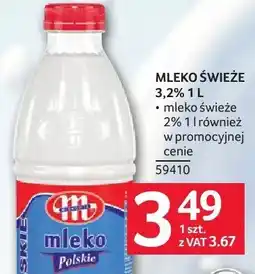 Selgros Mleko świeże 3.2% 1l Mlekovita oferta