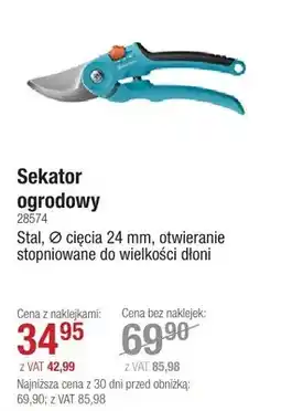 Selgros Sekator ogrodowy Gardena oferta