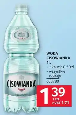 Selgros Woda Cisowianka oferta