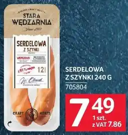 Selgros Kiełbasa serdelowa z szynki oferta