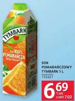 Selgros Sok pomarańczowy Tymbark oferta