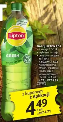 Selgros Napój Lipton Green 1.5 l z kuponem z Aplikacji oferta