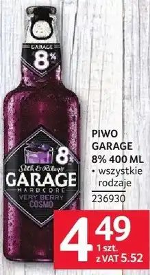 Selgros Piwo Garage 8% oferta