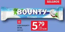Selgros Lody Bounty oferta