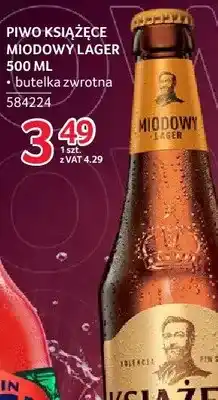 Selgros Piwo Książęce Miodowy Lager oferta