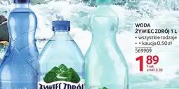 Selgros Woda Żywiec Zdrój 1 L - wszystkie rodzaje oferta