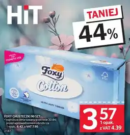 Selgros Chusteczki Foxy Cotton 90 szt oferta