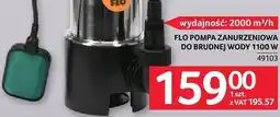 Selgros Pompa flo pompa zanurzeniowa do brudnej wody 1100 W oferta