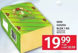 Selgros Mini gouda blok 1kg Milewska oferta