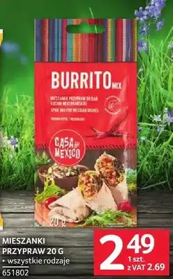 Selgros Mieszanki przypraw Burrito Mix Casa de Mexico oferta