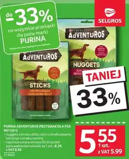 Selgros Przysmak dla psa Purina Adventuros 90/120 g oferta