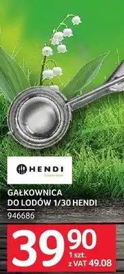 Selgros Gałkownica do lodów Hendi 1/36 oferta