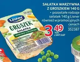 Selgros Sałatka warzywna z groszkiem Lisner 140 g różne rodzaje oferta