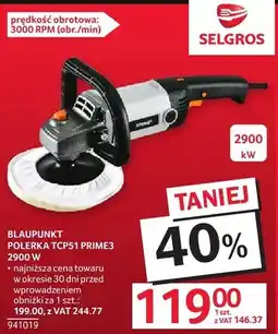 Selgros Polerka BLAUPUNKT TCP51 PRIME3 2900W oferta