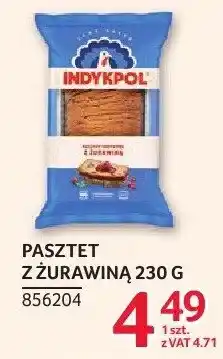Selgros Pasztet z żurawiną Indykpol oferta