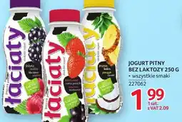 Selgros Jogurt pitny bez laktozy oferta