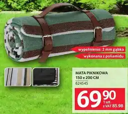 Selgros Mata piknikowa 150 x 200 cm oferta