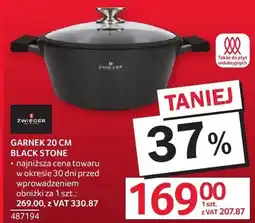 Selgros Garnek 20 cm Black Stone oferta