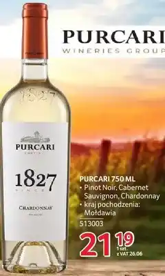 Selgros Wino Purcari 1827 Chardonnay oferta