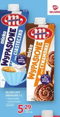 Selgros Mleko uht smakowe cynamonka oferta