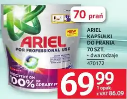 Selgros Kapsułki do prania Ariel Professional 70 SZT oferta