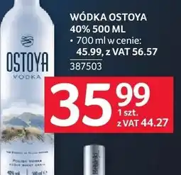 Selgros Wódka Ostoya 40% oferta