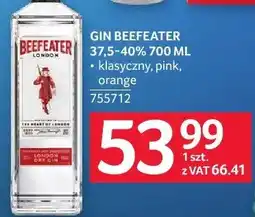 Selgros Gin Beefeater 37.5° 40% oferta