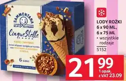 Selgros Lody Cinquestelle Croccantino w rożkach oferta