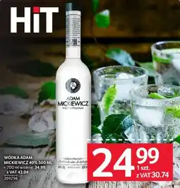 Selgros Wódka Adam Mickiewicz 40% oferta