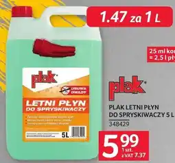 Selgros Płyn letni do spryskiwaczy PLAK oferta