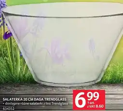Selgros Saaterka 20 cm Daga Trendglass dostępne różne saaterki z linii Trendglass oferta