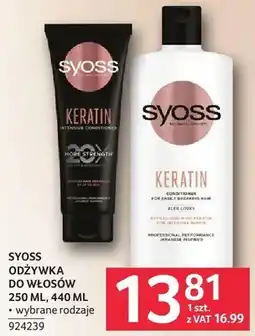 Selgros Odżywka do włosów SYOSS 250 ML, 440 ML oferta