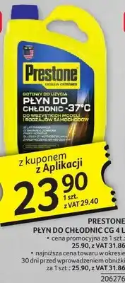 Selgros Płyn do chłodnic Prestone CG 4L z kuponem z Aplikacji oferta