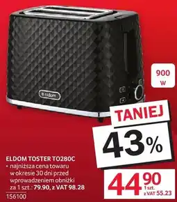 Selgros Toster Eldom TO280C 900W oferta