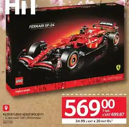 Selgros Klocki LEGO 42207 BOLD F1 Ferrari SF-24 Technic oferta