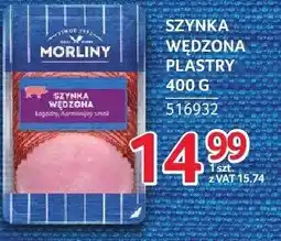 Selgros Szynka wędzona Morliny plastry oferta
