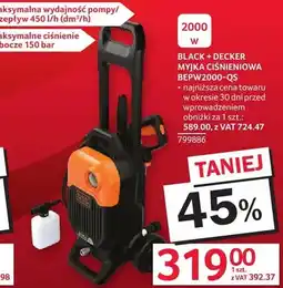 Selgros Myjka ciśnieniowa BLACK+DECKER BEPW2000-QS oferta