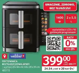 Selgros Frytownica beztłuszczowa WEBBER+ AF901 oferta