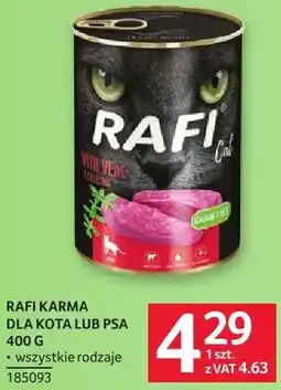 Selgros Karma dla kota lub psa wszystkie rodzaje oferta