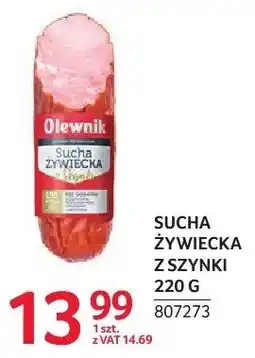 Selgros Sucha Żywiecka z szynki oferta