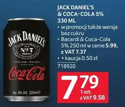 Selgros Jack Daniel's & Coca-Cola 5% oferta