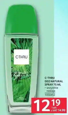 Selgros Dezodorant C-THRU DEO NATURAL SPRAY oferta