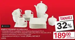 Selgros Komplet deserowy AMBITION 23 części FALA oferta